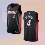Camiseta Miami Heat Victor Oladipo NO 4 Icon Negro