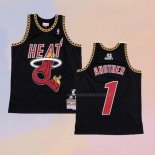 Camiseta Miami Heat x DJ Khaled x Mitchell & Ness Negro