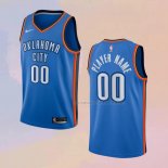 Camiseta Oklahoma City Thunder Personalizada Icon 2017-18 Azul