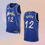 Camiseta Orlando Magic Trevelin Queen NO 12 Classic 2023-24 Azul