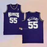 Camiseta Sacramento Kings Jason Williams NO 55 Retro Violeta