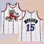 Camiseta Toronto Raptors Vince Carter NO 15 Mitchell & Ness 1998-99 Blanco2